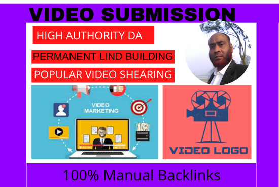 I will provide 70 manual video submission or upload t...
