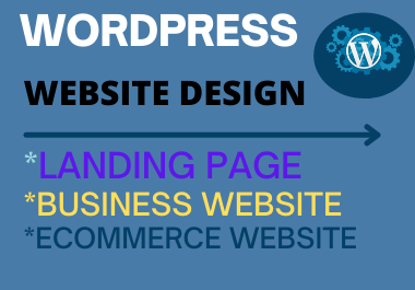 WordPress website design/ redesign with elementor pro,astra pro/divi