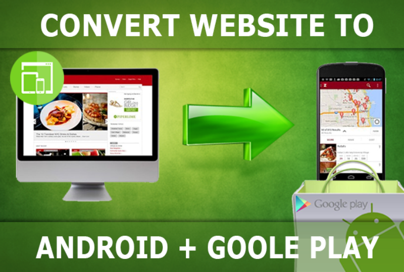 I will convert website to andriod app,iOS app and window app