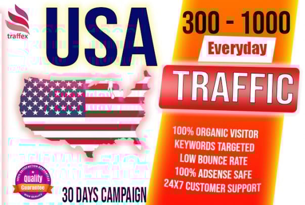 I will drive 20000 USA organic web traffic for your site