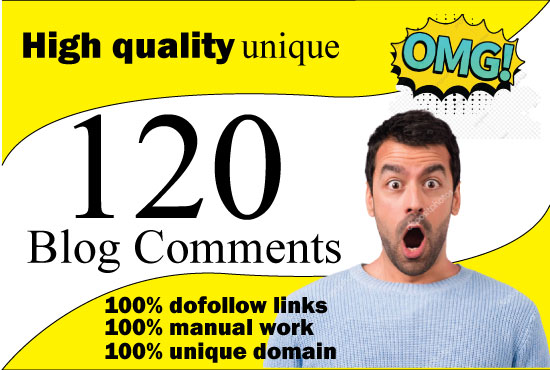 Manually Create 120 HQ Blog Comment Backlinks for GOOGLE RANK
