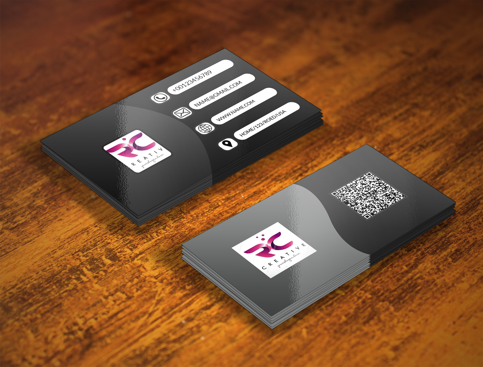 I will professional business card design service