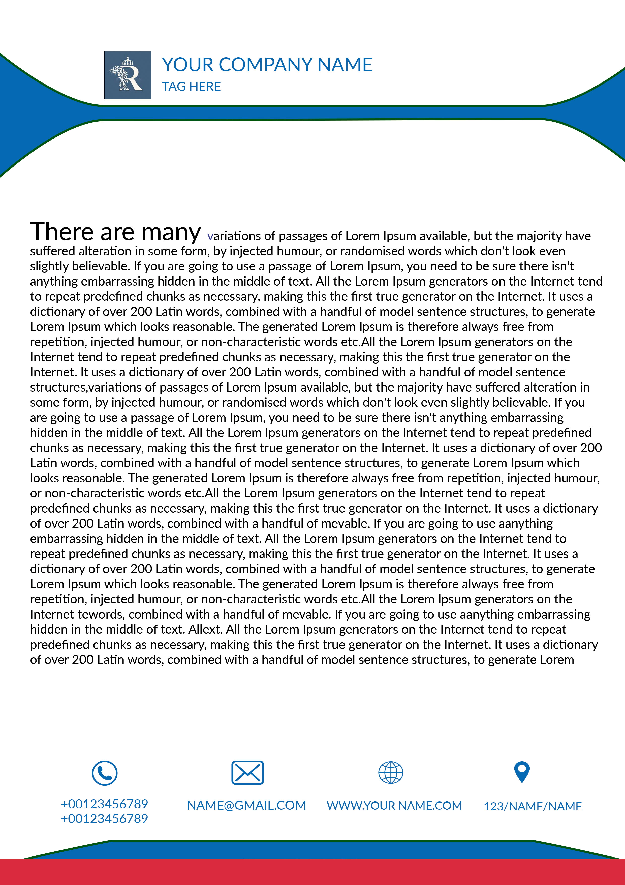 Professional LetterHead Design 