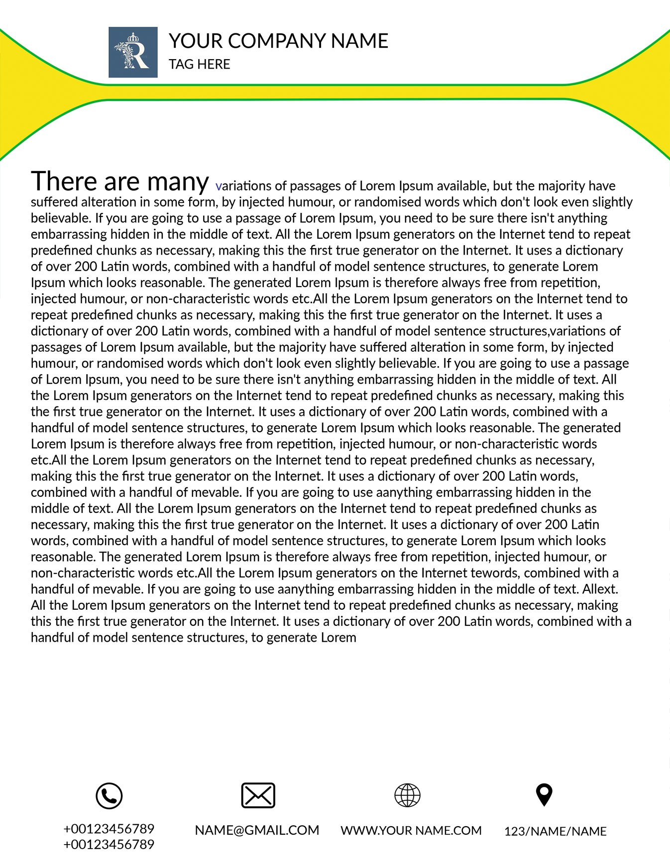 Professional LetterHead Design 