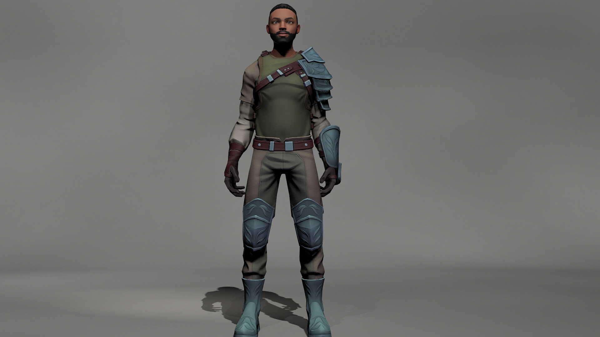 3d character cartoon models low and high poly