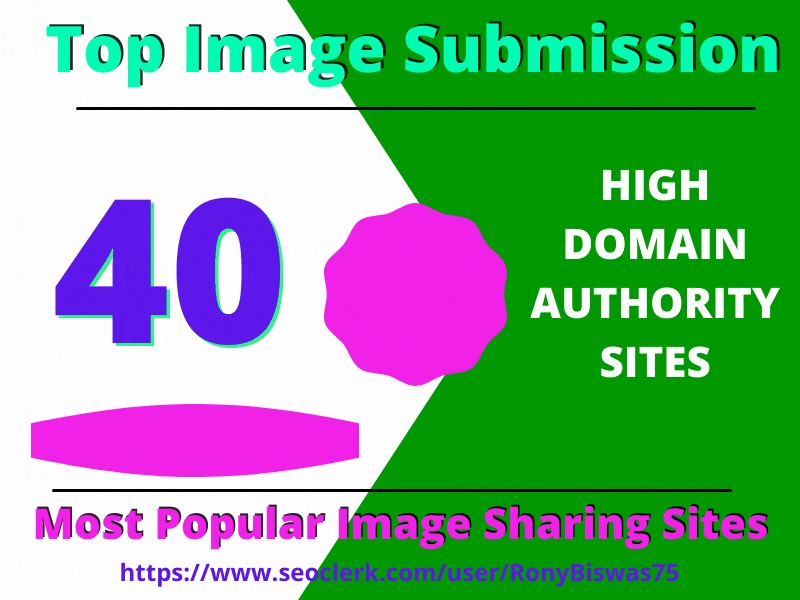 I will submit infographic or image On top 40 high-quality PR Websites