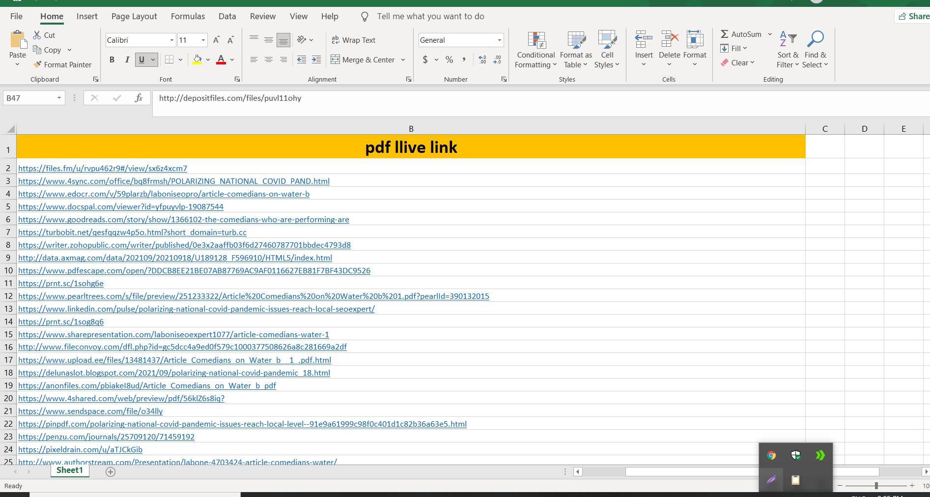 I'll create Manually 60 PDF submission on high authority Do Follow backlinks
