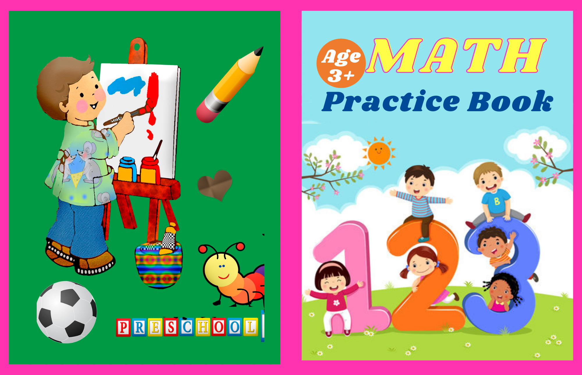 Preschool Math Book For Kids Digital Download 