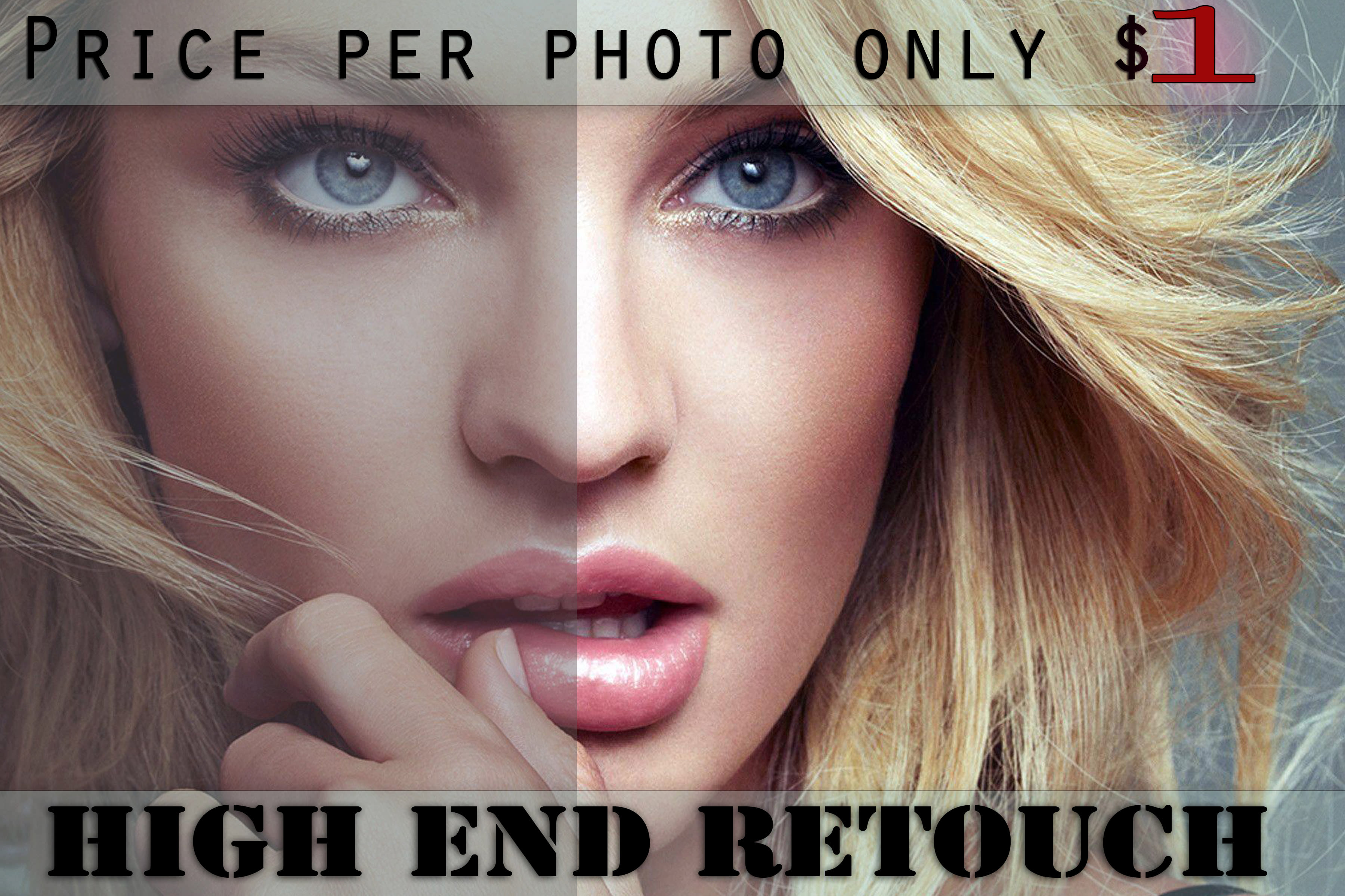 I will retouch photos and edit images with fast delivery