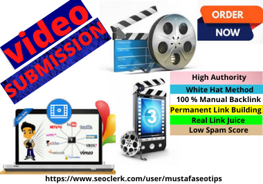 Live 75 Video Submission manual Dofollow backlinks hi...