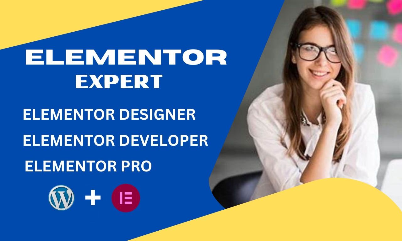build a responsive wordpress website or landing page with elementor pro