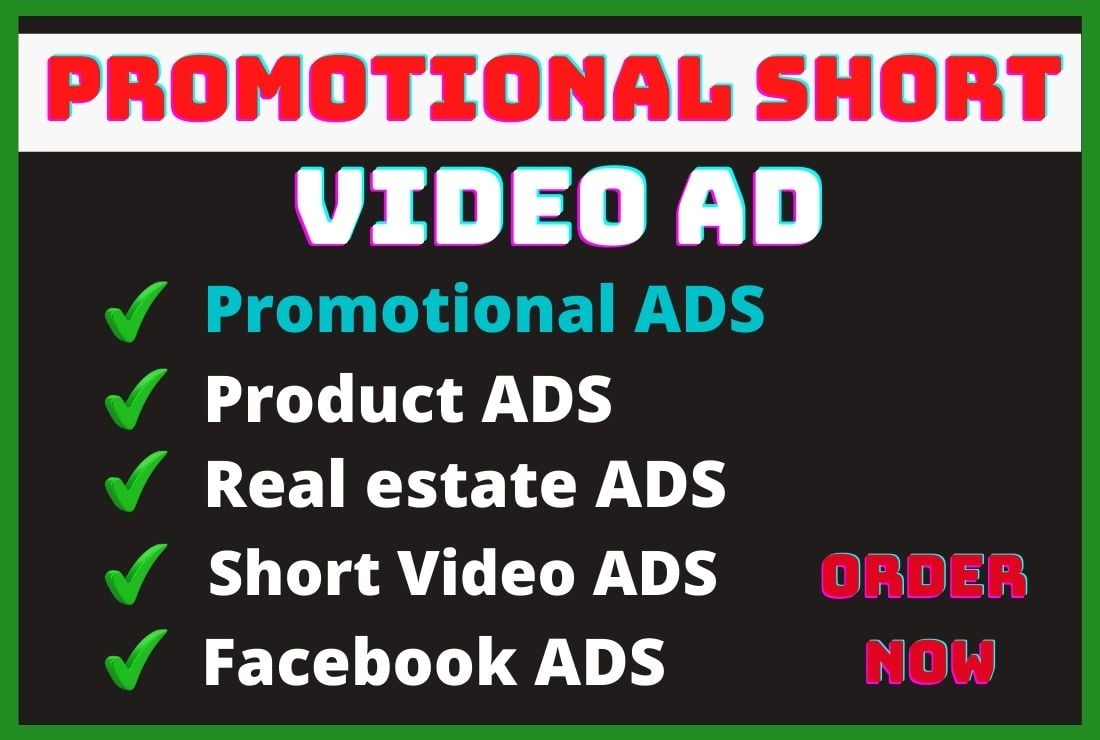 I will create promotional video ad for your business 