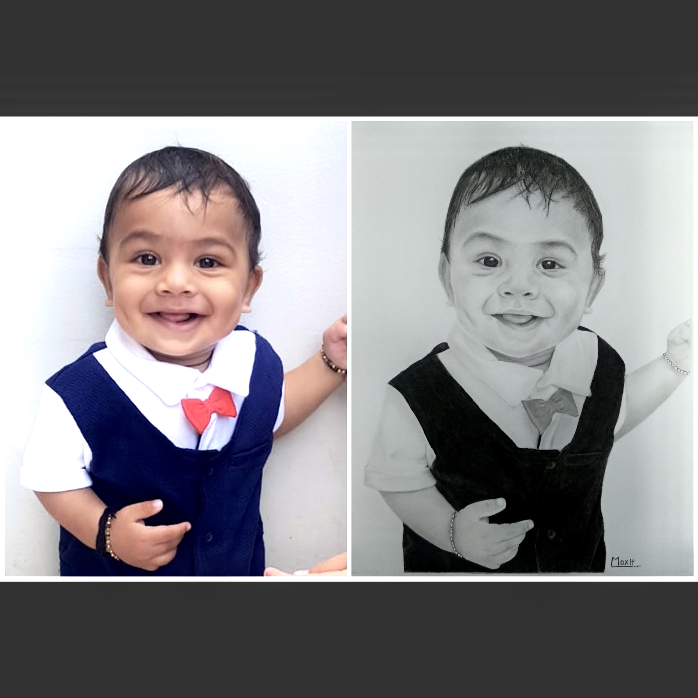 I will draw a realistic pencil sketch portrait from your photo