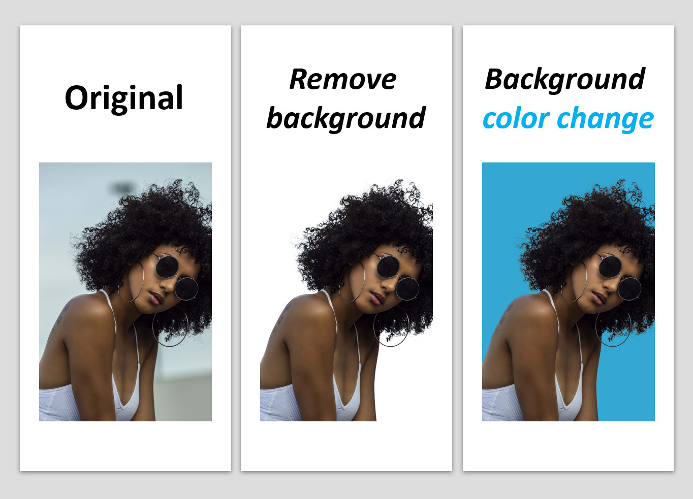 Remove or change photo background professionally