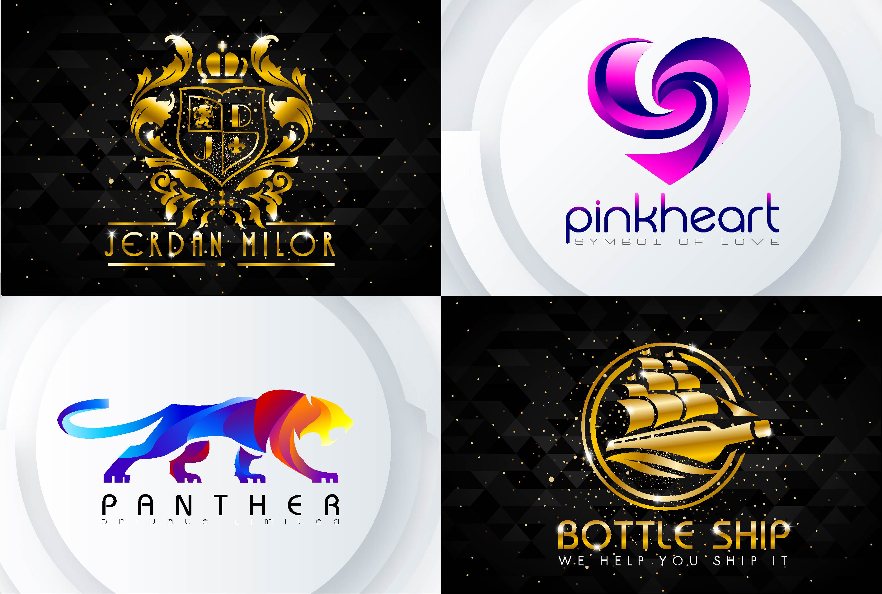 I will design unique modern minimalist logo design