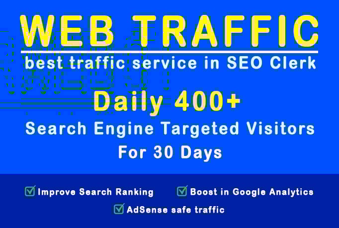Unlimited Google search engine targeted Web traffic f...