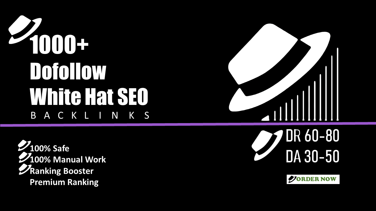 Provide 3000+ Manually white Hat SEO Dofollow Backlinks for $40