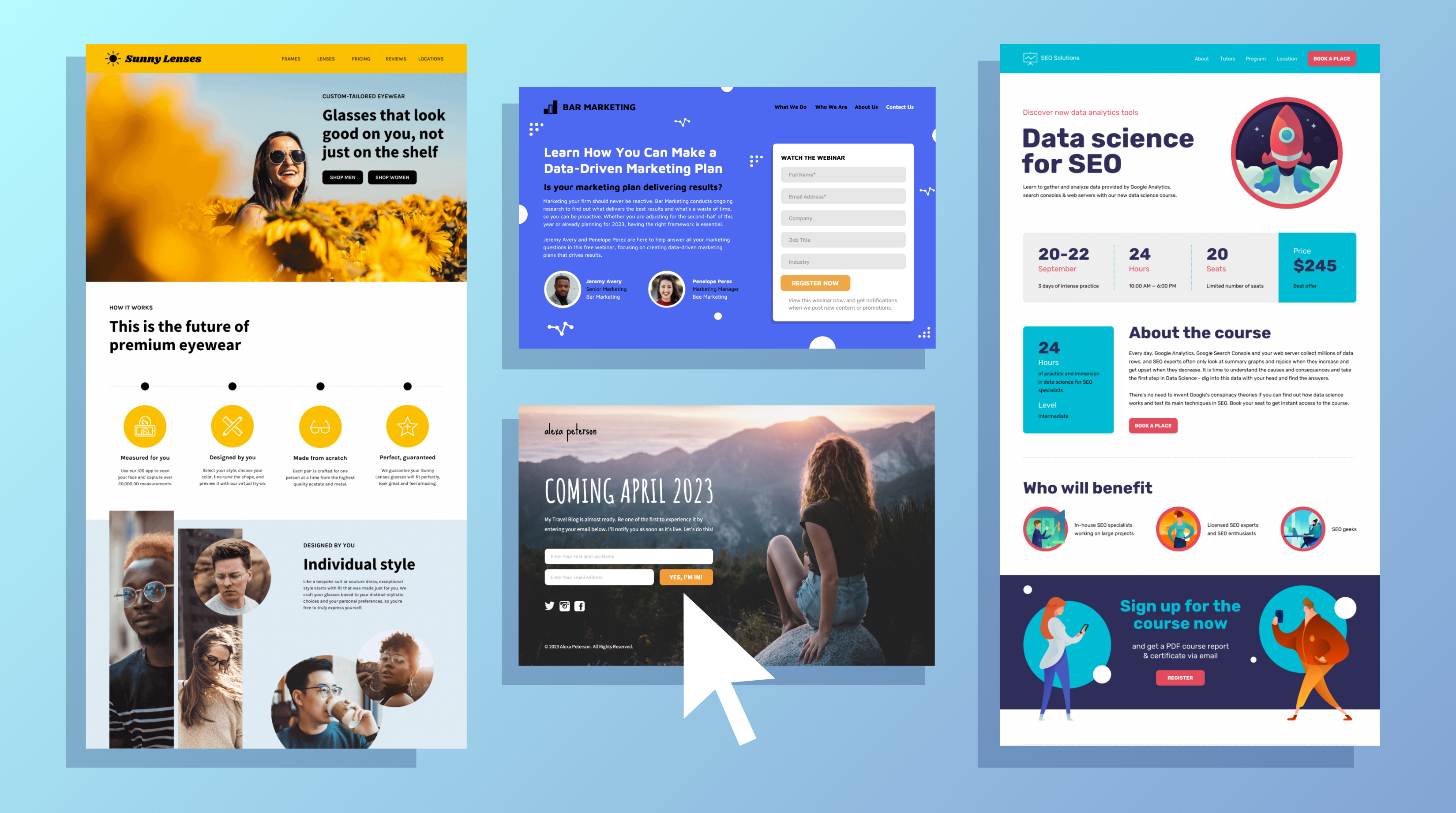 Free Landing Page Design + Full Domain Hosting