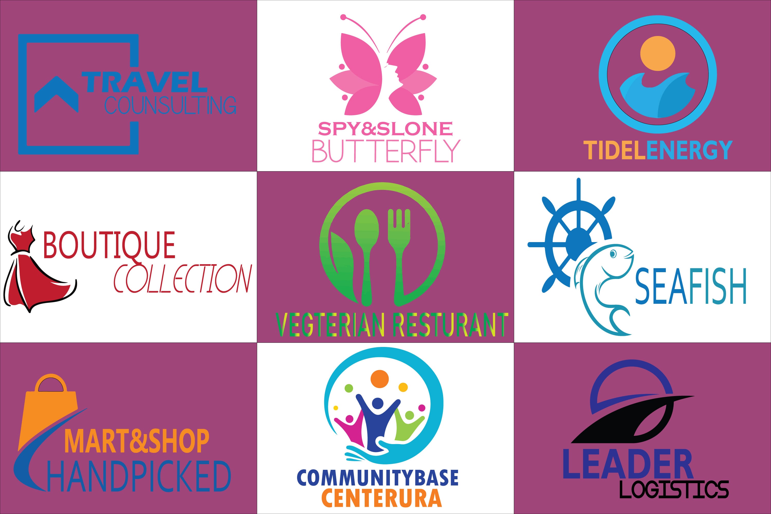 I will design creative minimalist business logo