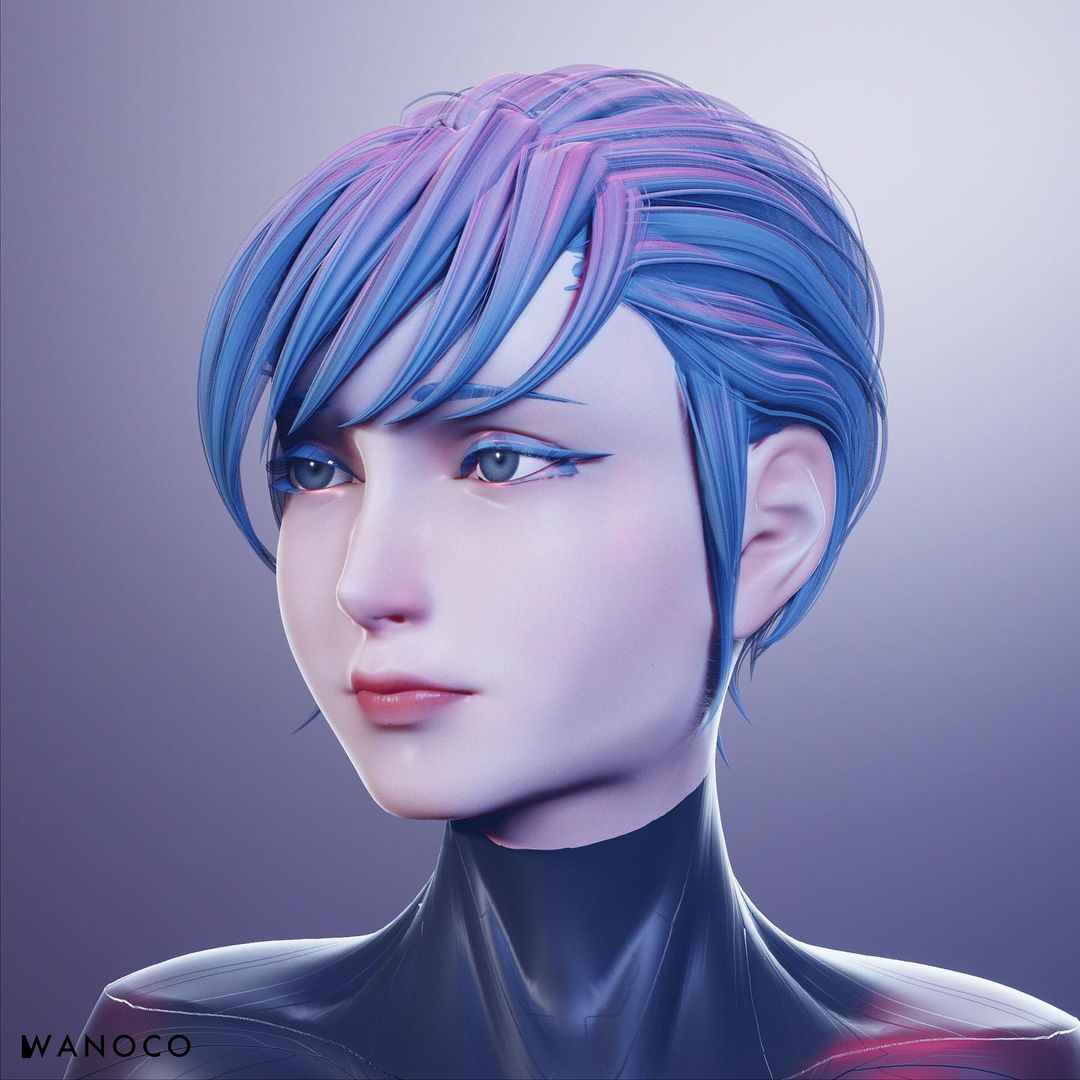 I will create 3d realistic character modeling