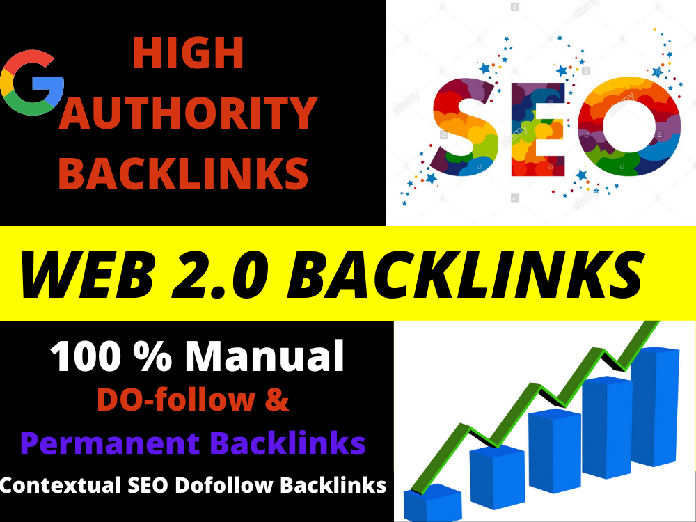 I will build high quality do follow web 2.0 backlinks service with white hat SEO