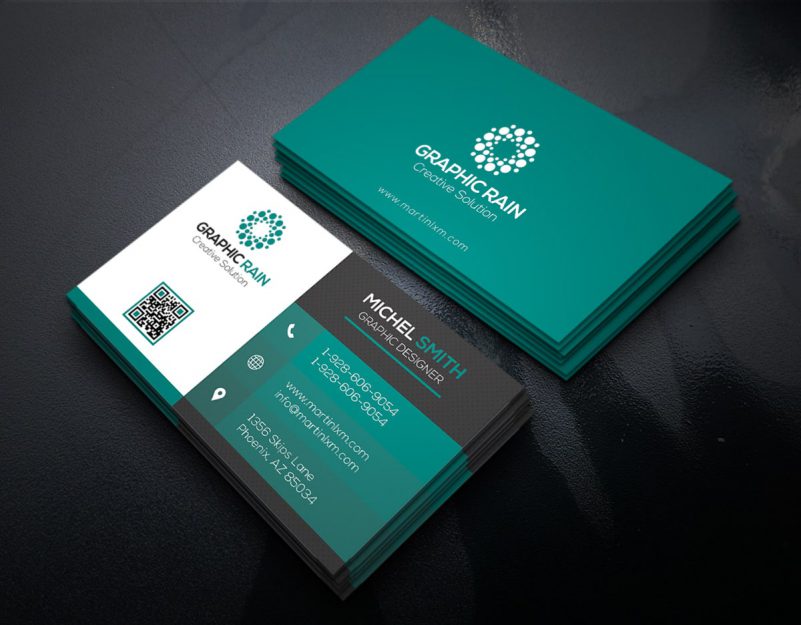 I will make a unique business card with a QR code for your business.