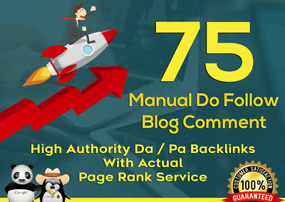  I Will Do 75 High Authrity Dofollow Blog Comment SEO Backlinks