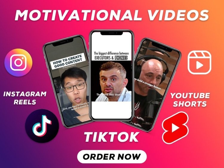 I will provide motivational videos, fitness videos for youtube, instagram, websites, blogs, apps