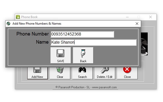 Phone Book Portable Software for Save your Contacts