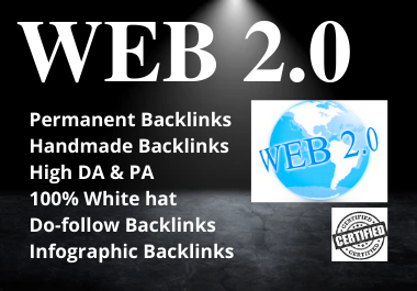 I will create 75 web 2.0 Do-follow Backlinks High authority sites Unique content and Permanent 