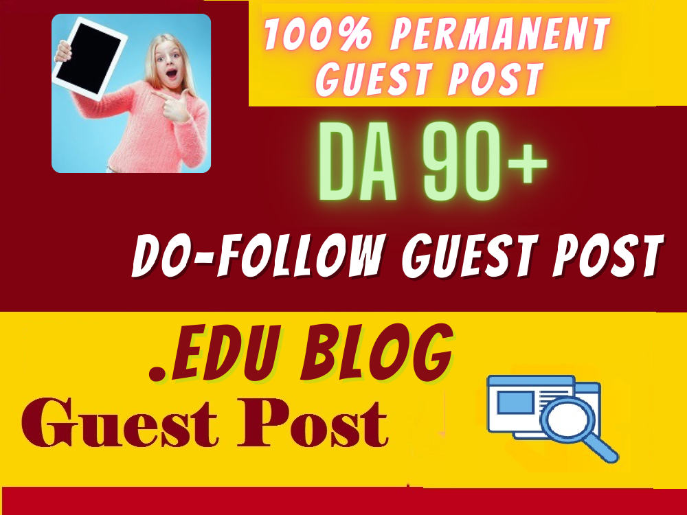 I will guest post on high DR website with dofollow backlink