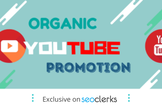 I will do organic youtube chanel and video SEO to improve organic rank