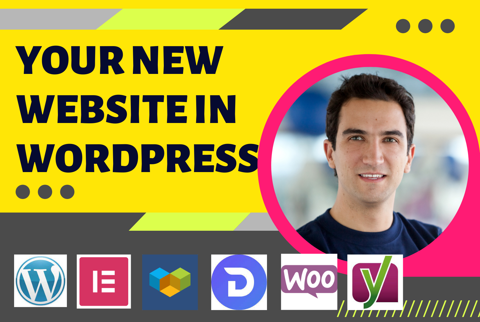 I will create wordpress website or blog as your requirements