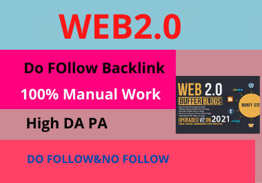 40 WEB 2.0 High Authority Permanent Contextual Backlinks White Hat SEO Link Building 