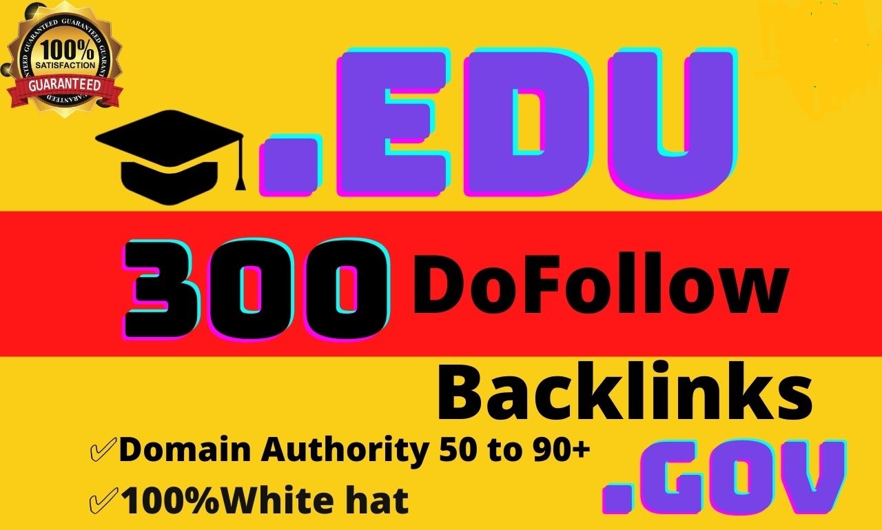 SEO 100% per Hand High DA Links Linkaufbau 50 EDU/GOV Backlinks 