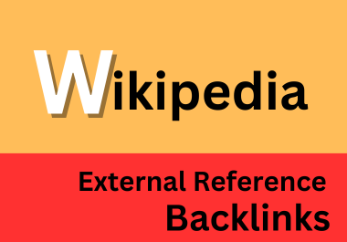 I will build reference backlinks from wikiipedia