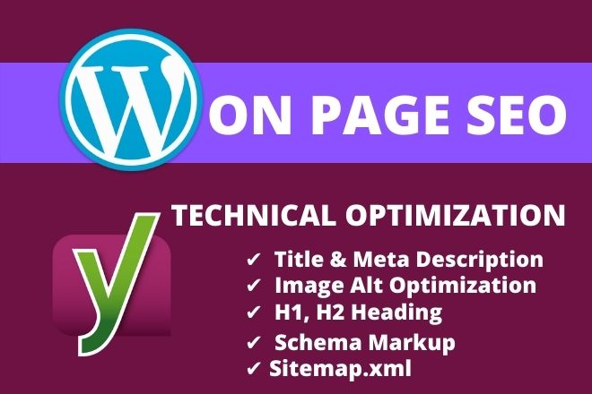 I will do on page SEO and technical optimization of wordpress, shopify, wix