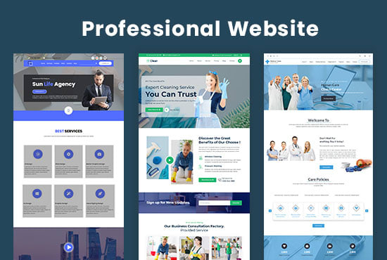 I will do a modern responsive wordpress website design, redesign with elementor pro