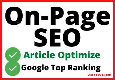 I will optimize on page SEO for your website or YouTube