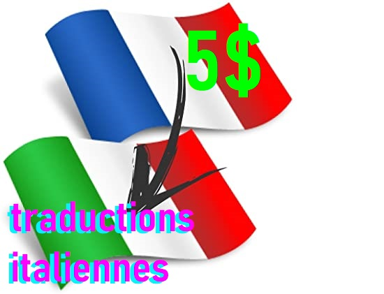 I will translate your text and works! Italian, English, French adn German