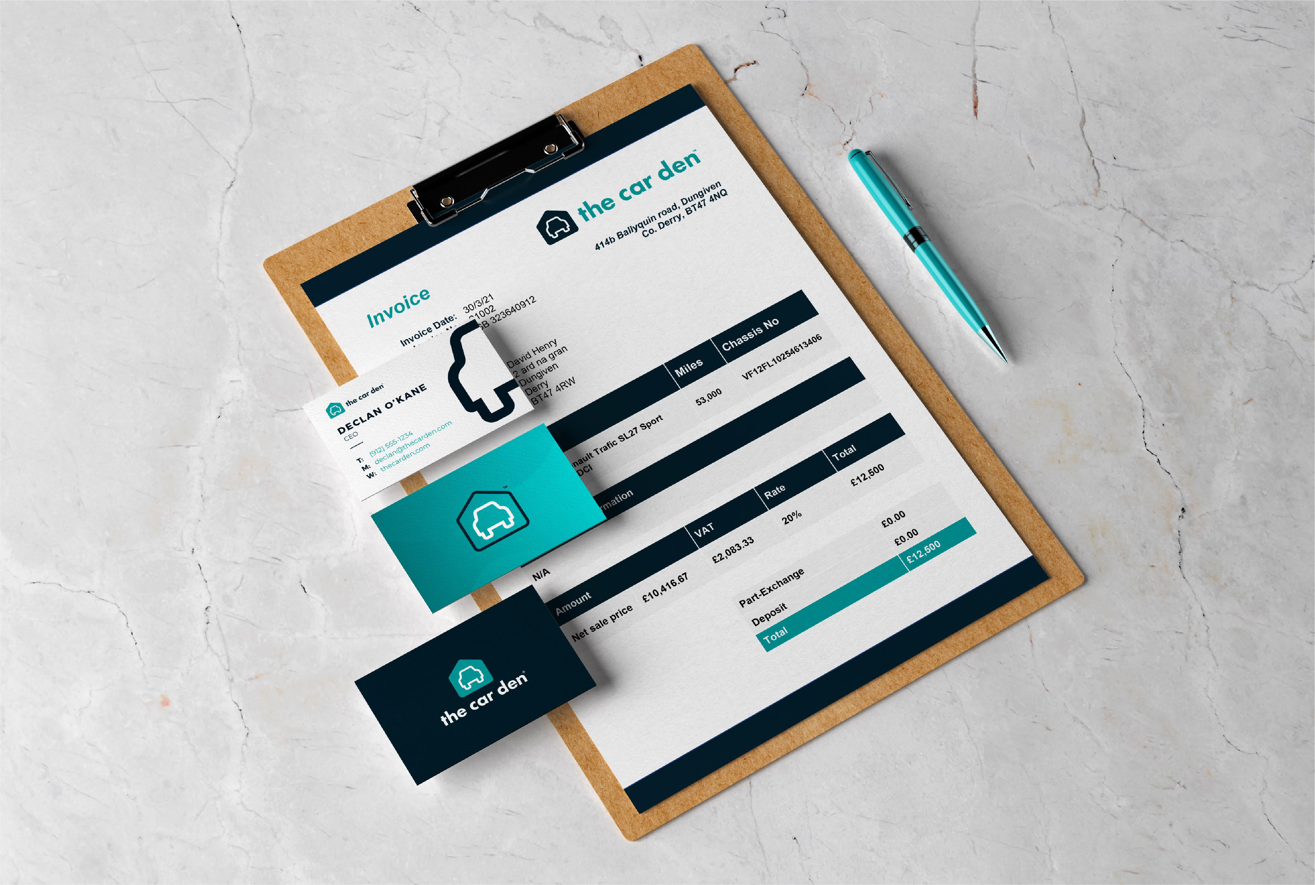 I will design logo, business card, and stationery