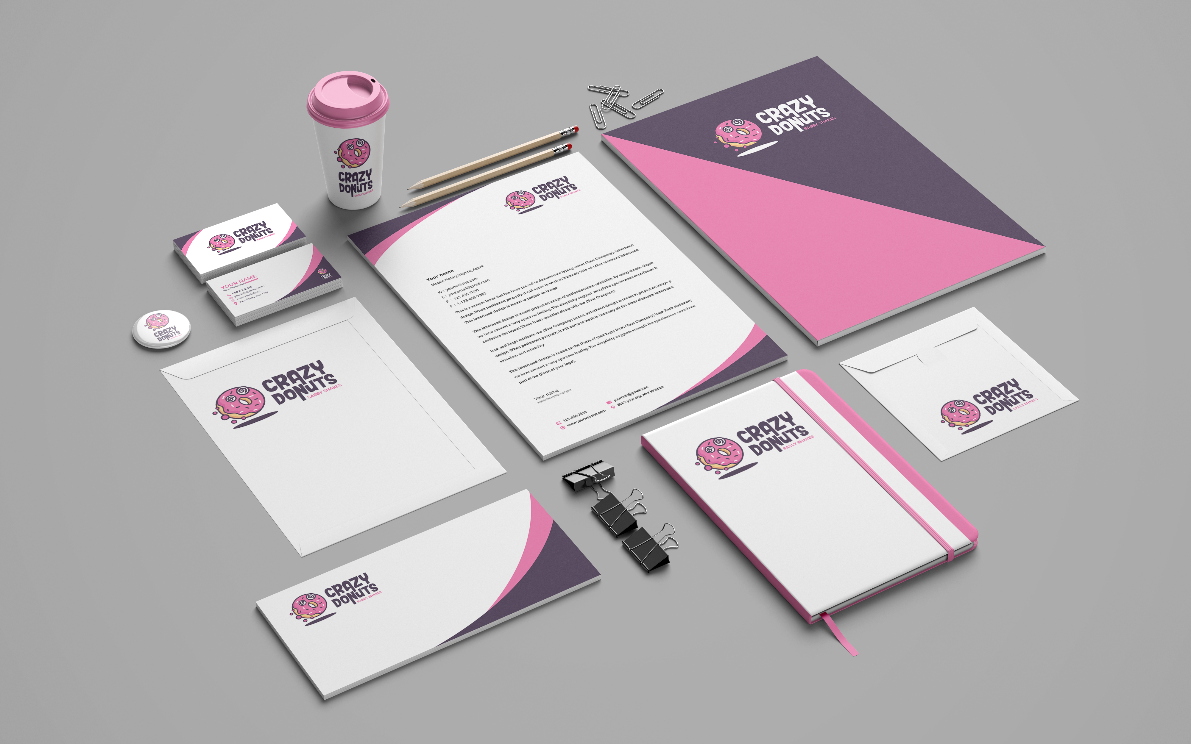 I will design business card, letterhead, and all stationery items