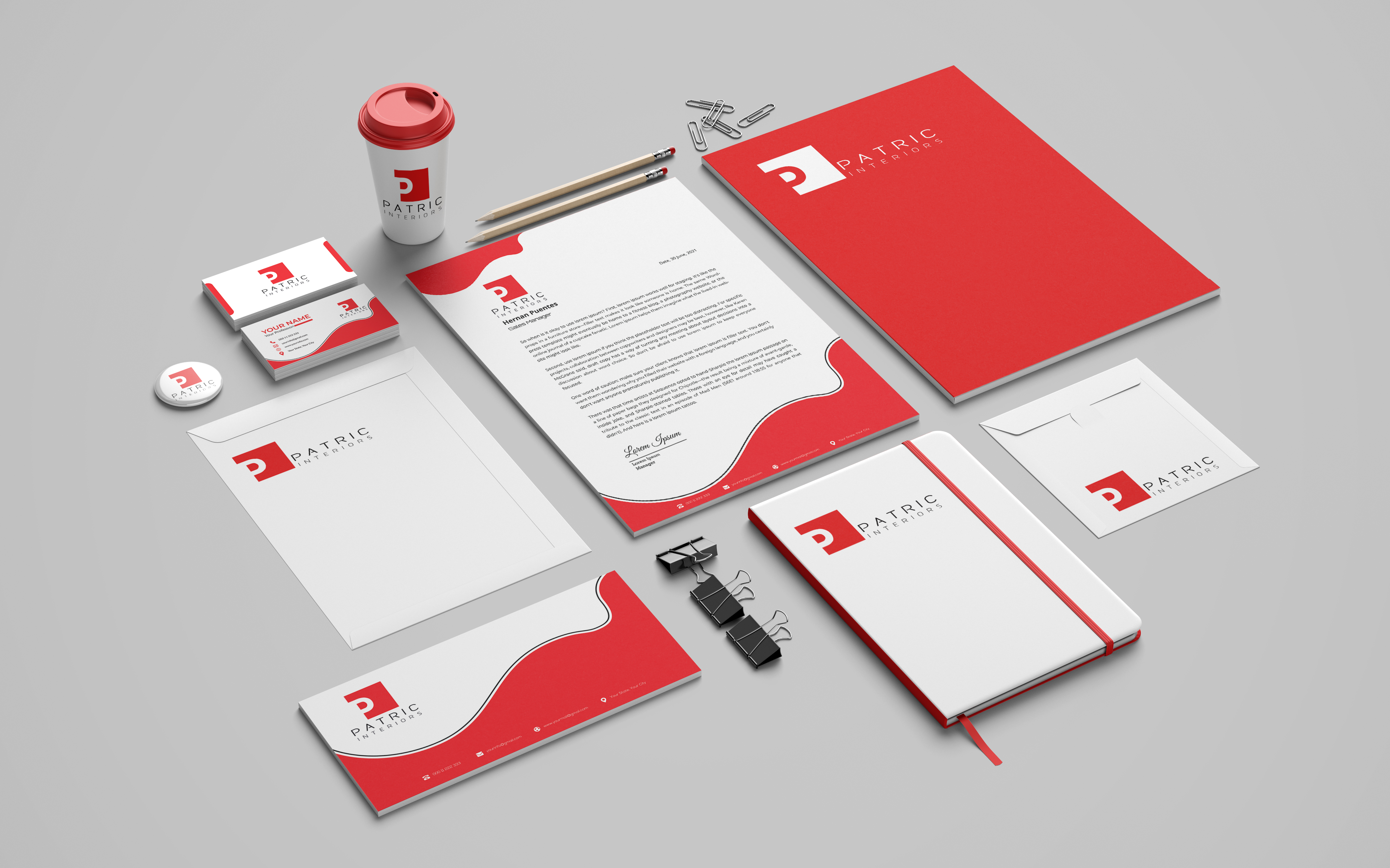 I will design business card, letterhead, and all stationery items
