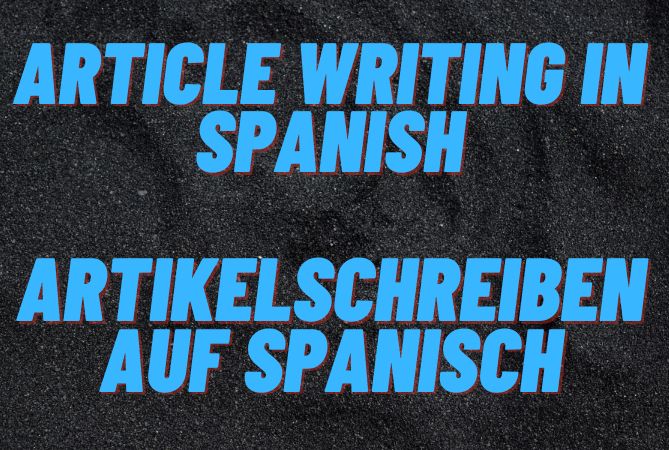 I will write your blog articles in Spanish