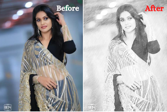 I will create pencil sketch any images