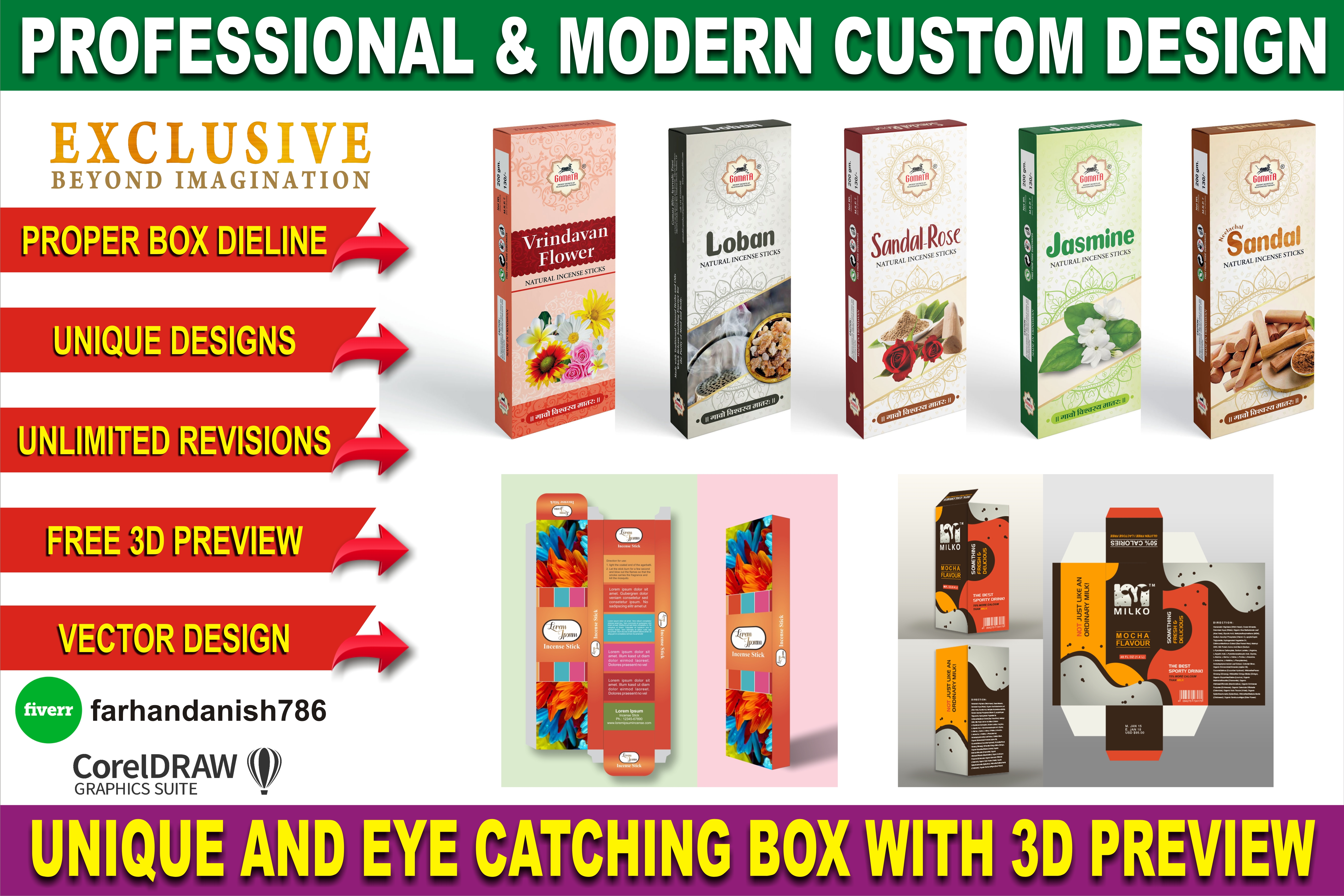 PRODUCT PACKAGING BOX & LABEL DESIGNING