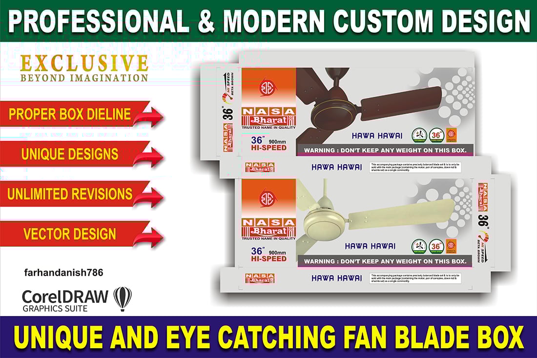 PRODUCT PACKAGING BOX & LABEL DESIGNING