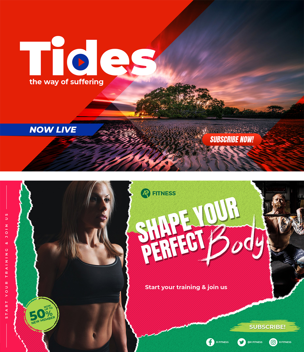 I will do creative eye catching thumbnail designs