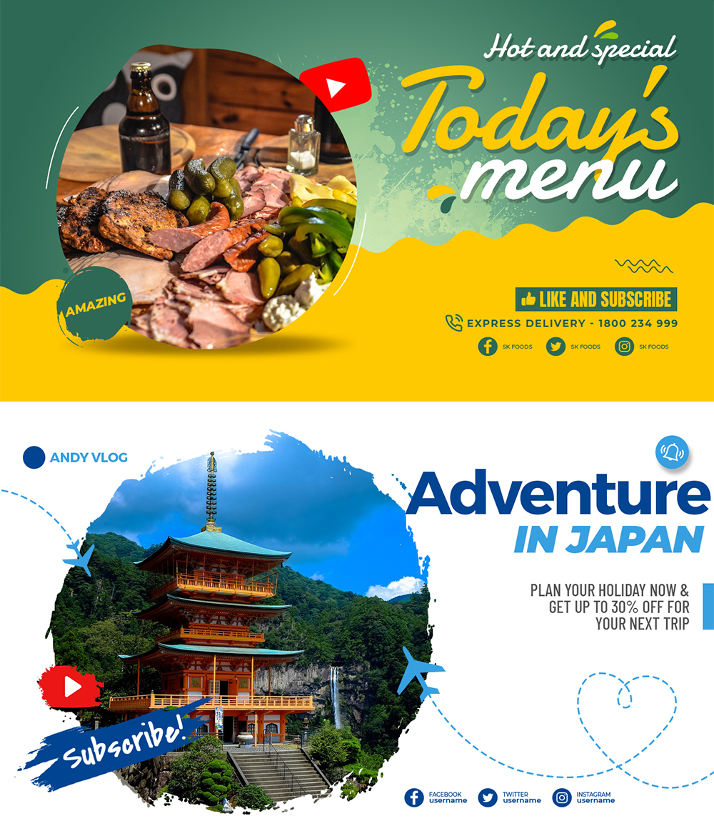 I will do creative eye catching thumbnail designs