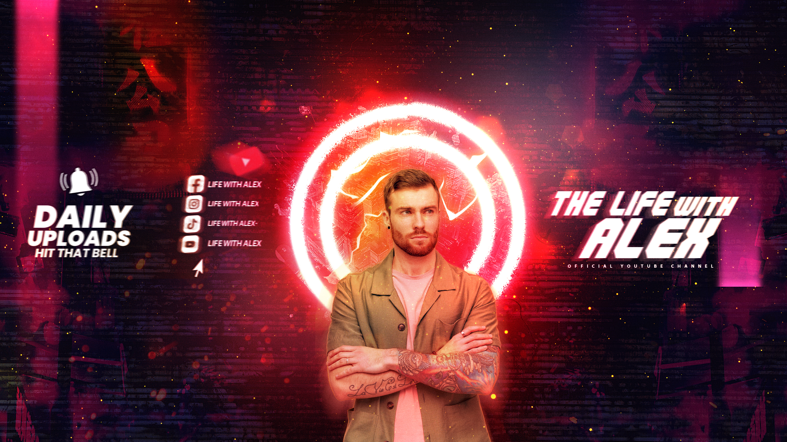 I will do amazing youtube banner designs